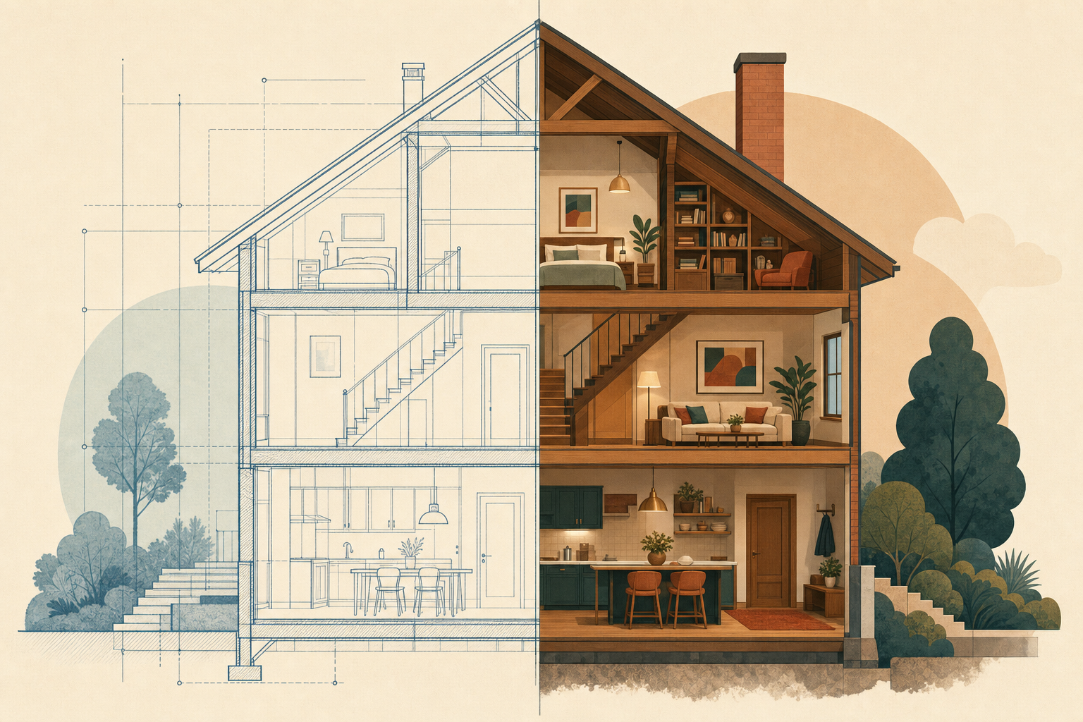 The Textbook & the House